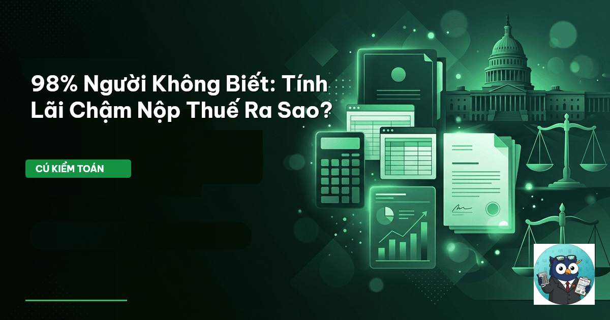 tính lãi chậm nộp thuế