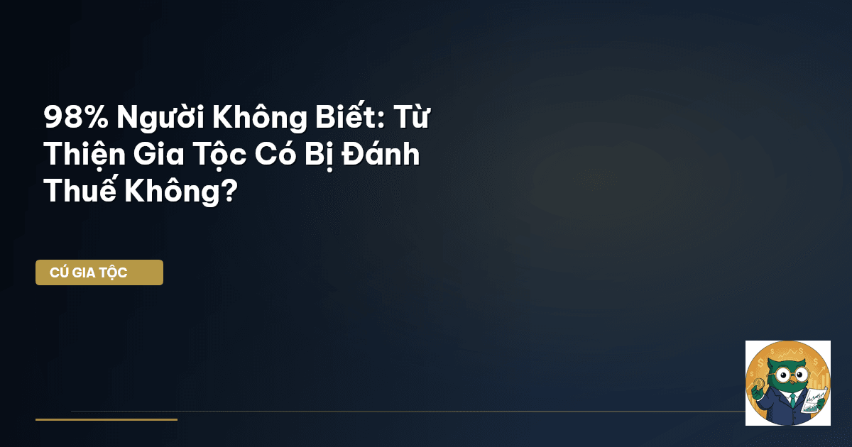 từ thiện gia tộc