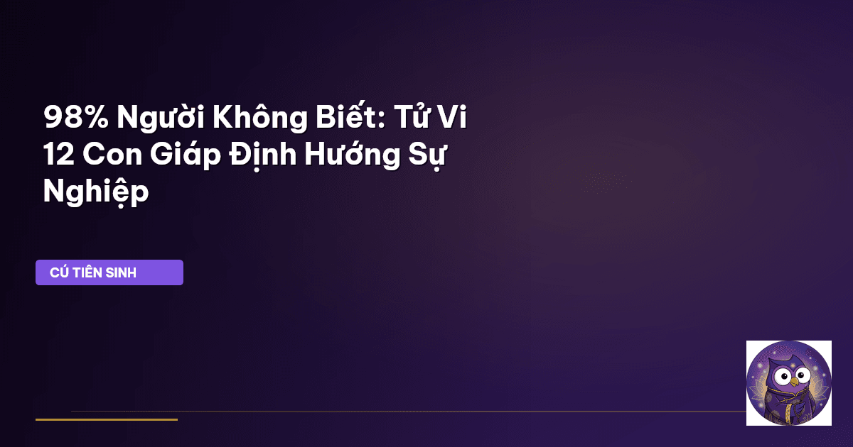 tử vi sự nghiệp