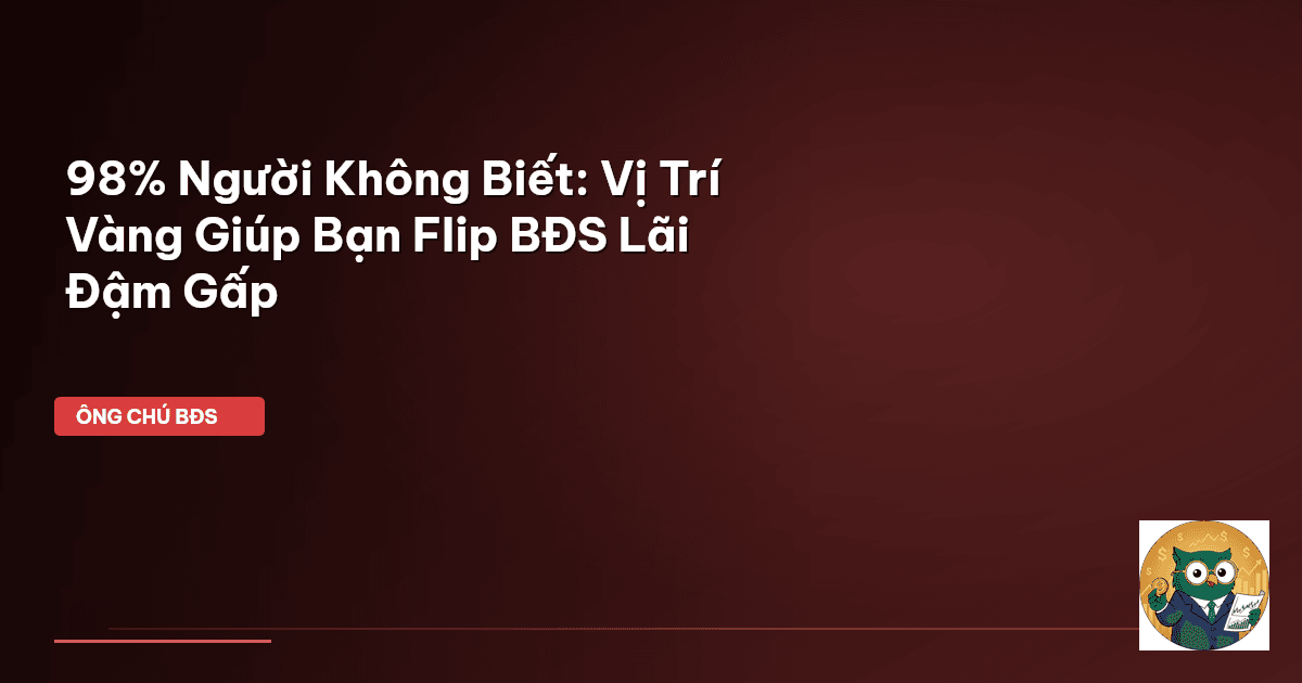 flipping BĐS