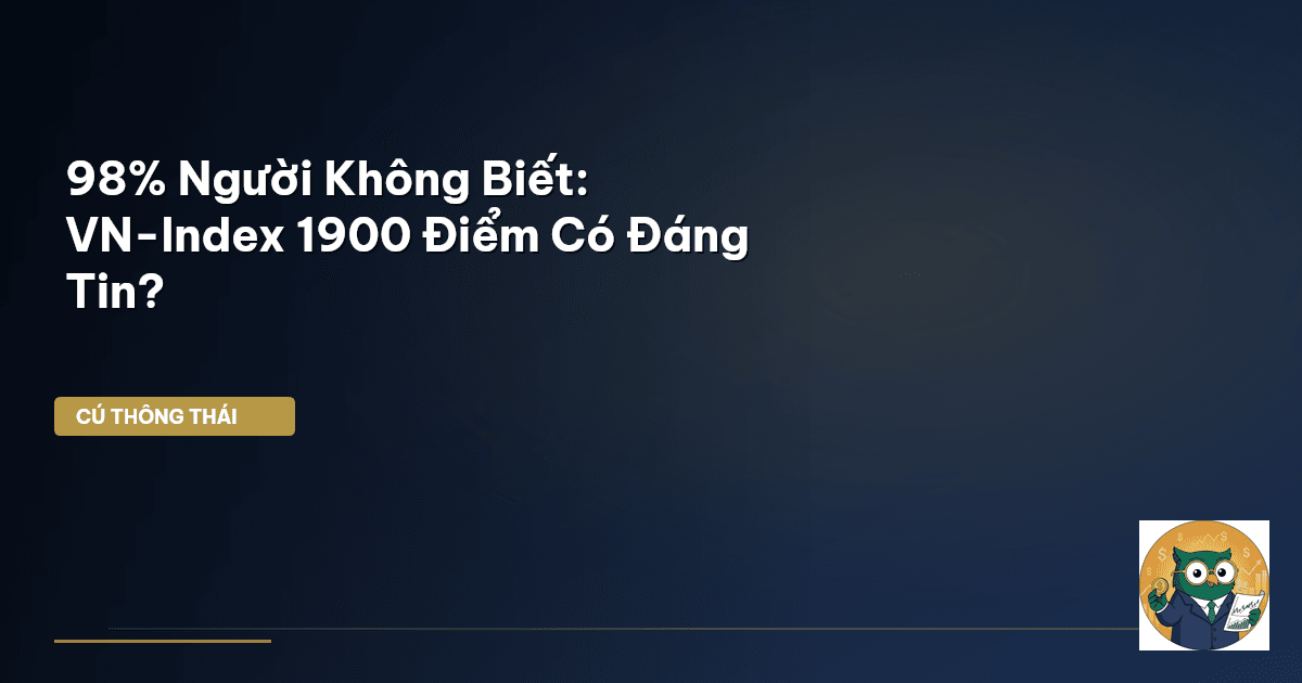 98% Người Không Biết: VN-Index 1900 Điểm Có Đáng Tin?