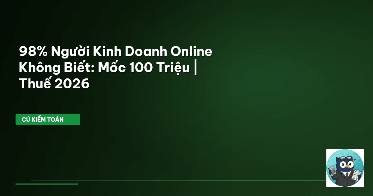 thuế kinh doanh online