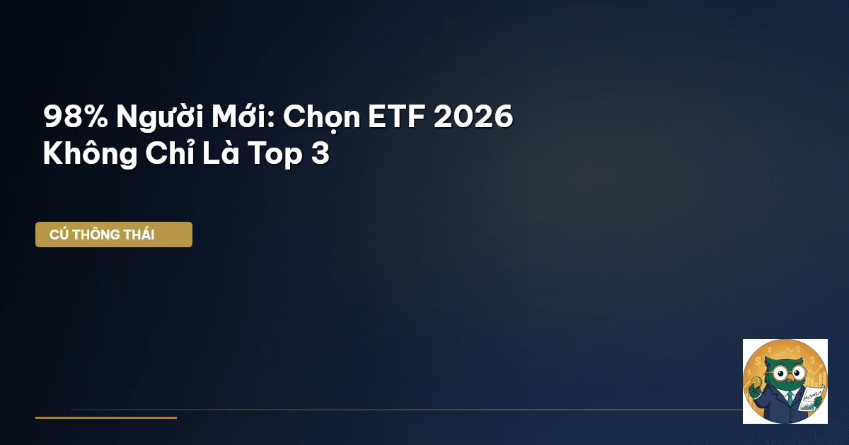 98% Người Mới: Chọn ETF 2026 Không Chỉ Là Top 3