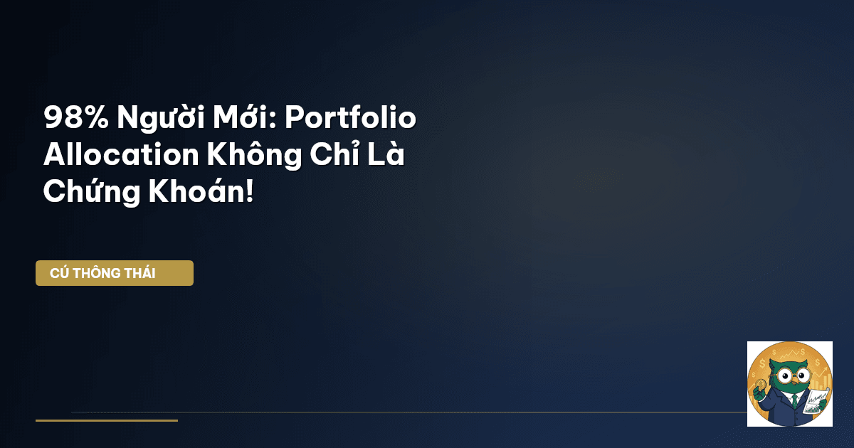 98% Người Mới: Portfolio Allocation Không Chỉ Là Chứng Khoán!
