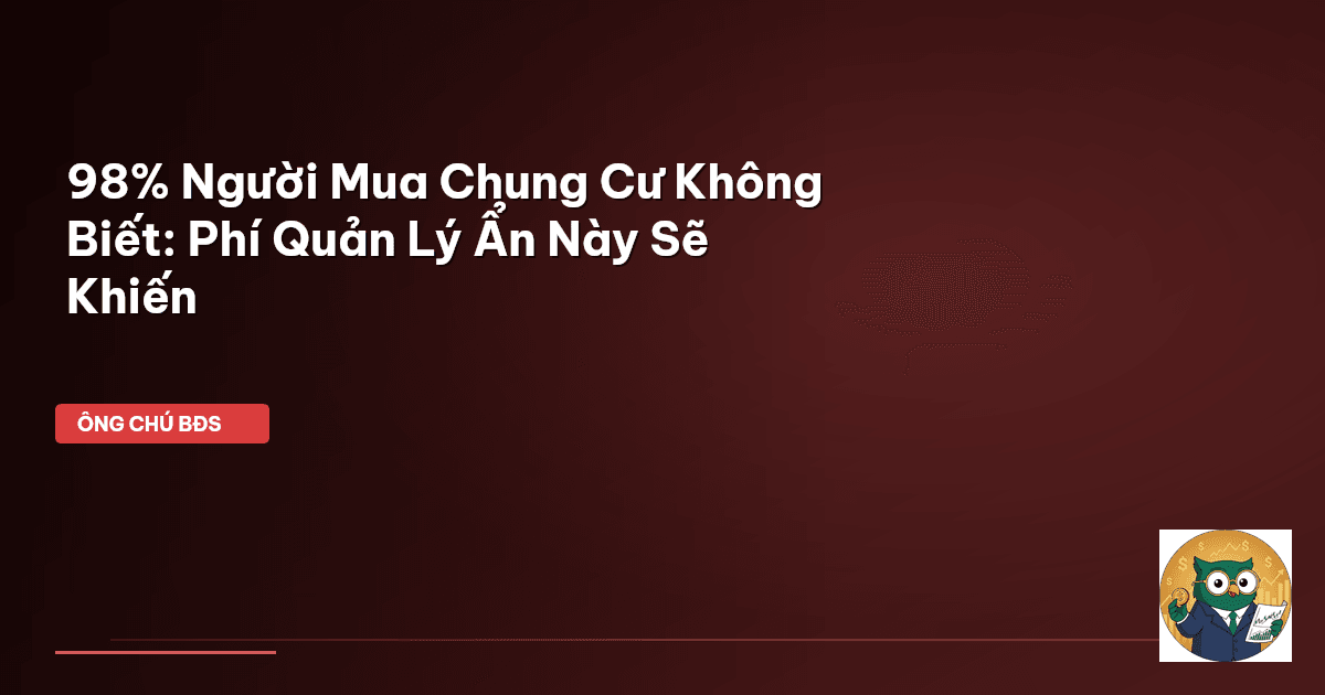 phí quản lý chung cư