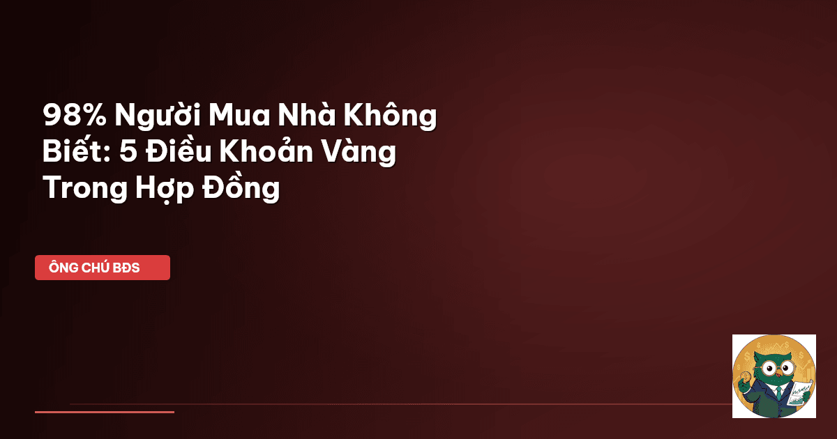 hợp đồng đặt cọc