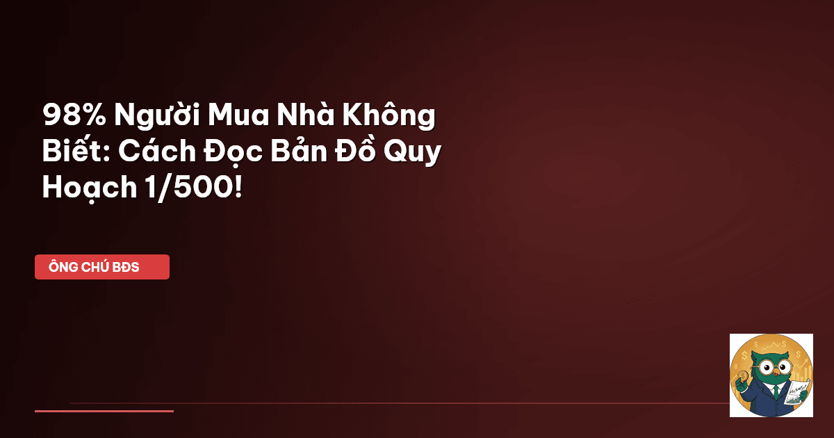 bản đồ quy hoạch 1/500