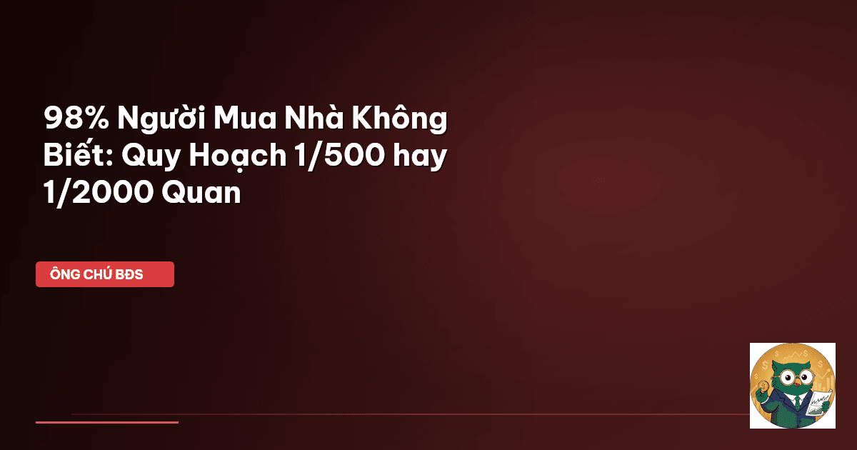 quy hoạch 1/500