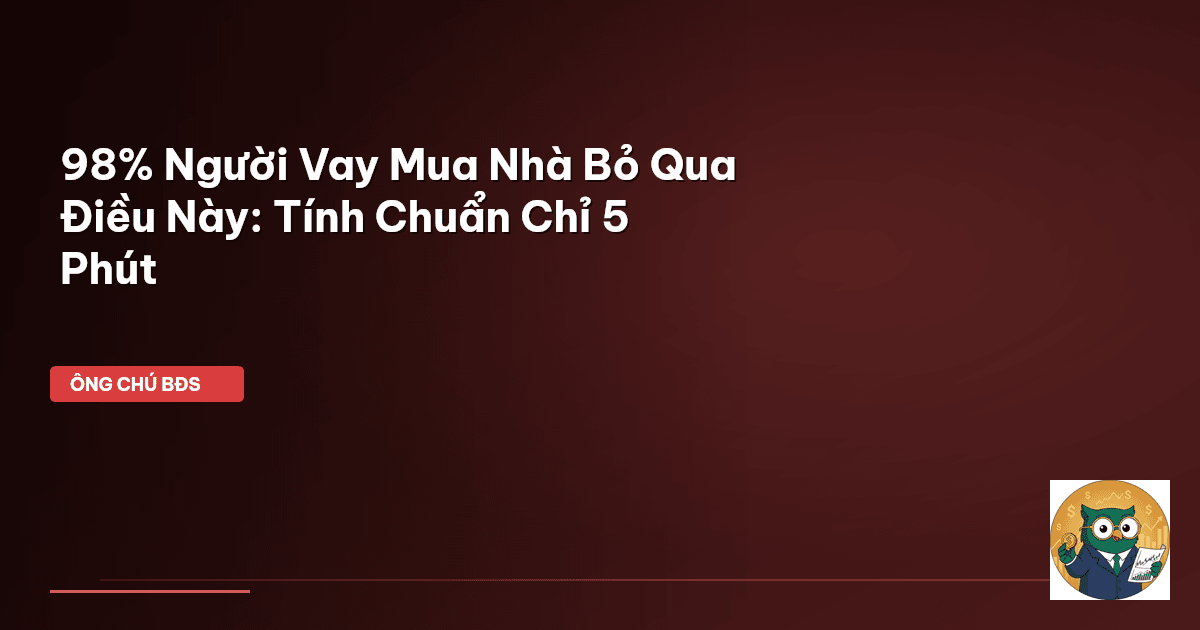 vay mua nhà
