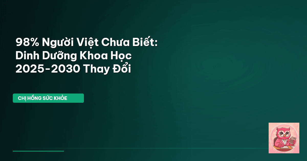 dinh dưỡng khoa học
