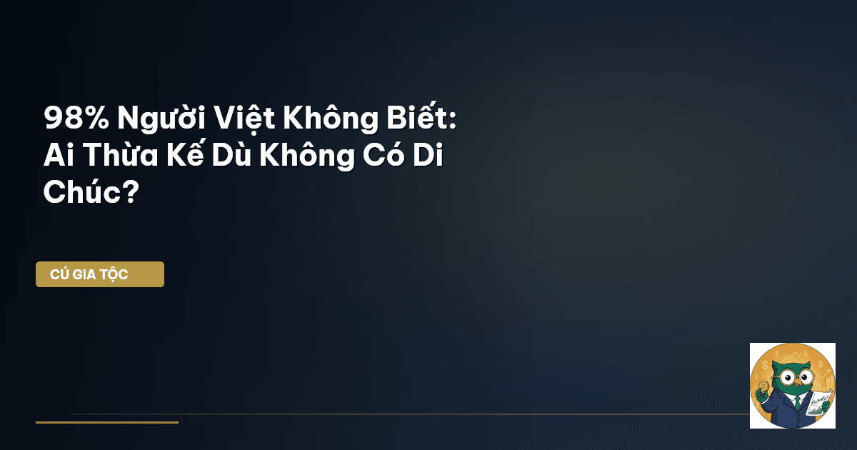 thừa kế không di chúc