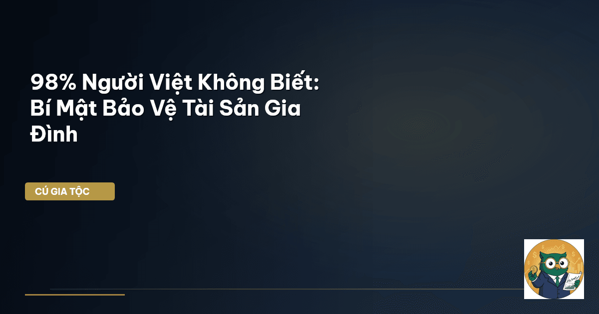 quản lý tài sản gia đình