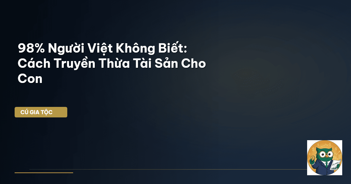 giáo dục tài chính cho con