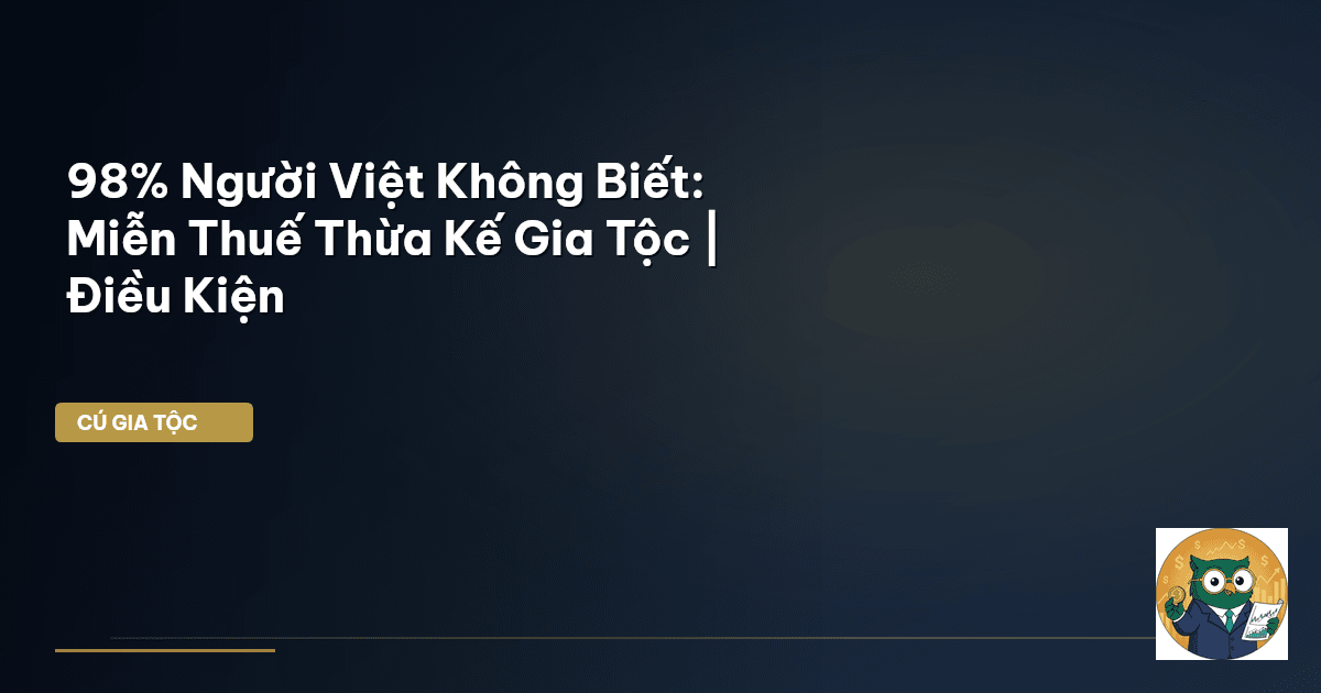 miễn thuế thừa kế