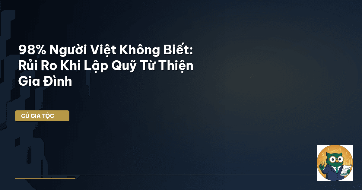 quỹ từ thiện gia đình