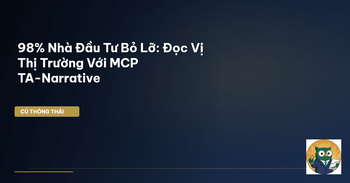 98% Nhà Đầu Tư Bỏ Lỡ: ‘Đọc Vị’ Thị Trường Với MCP TA-Narrative