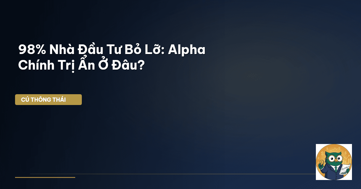 98% Nhà Đầu Tư Bỏ Lỡ: Alpha Chính Trị Ẩn Ở Đâu?