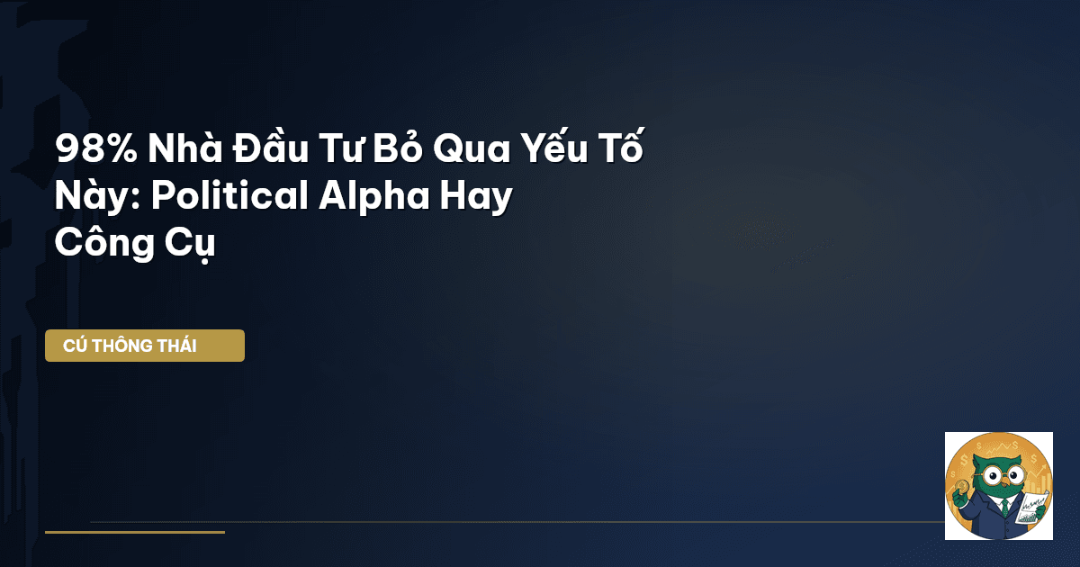 98% Nhà Đầu Tư Bỏ Qua Yếu Tố Này: Political Alpha Hay Công Cụ
