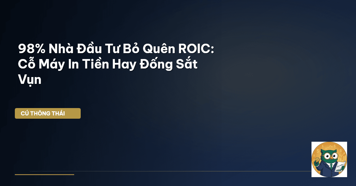 98% Nhà Đầu Tư Bỏ Quên ROIC: Cỗ Máy In Tiền Hay Đống Sắt Vụn