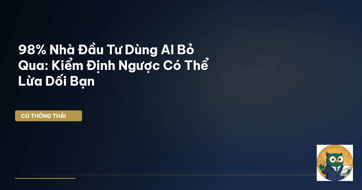 98% Nhà Đầu Tư Dùng AI Bỏ Qua: Kiểm Định Ngược Có Thể Lừa Dối Bạn
