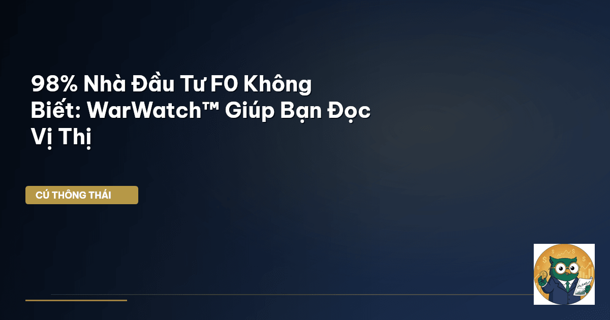 98% Nhà Đầu Tư F0 Không Biết: WarWatch™ Giúp Bạn Đọc Vị Thị