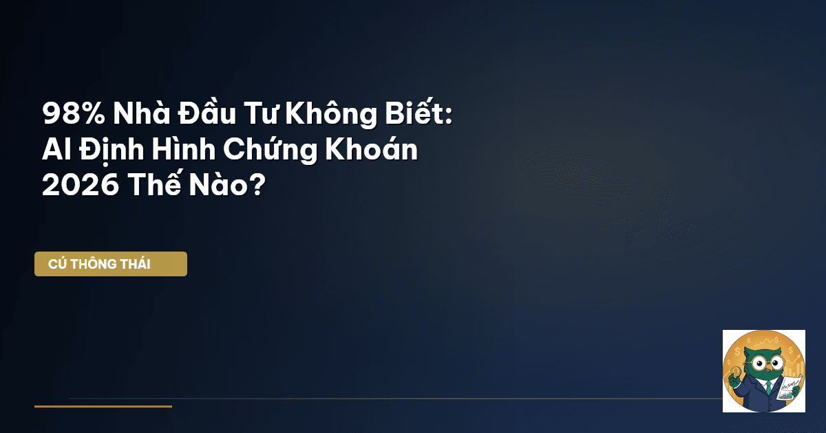 98% Nhà Đầu Tư Không Biết: AI Định Hình Chứng Khoán 2026 Thế Nào?