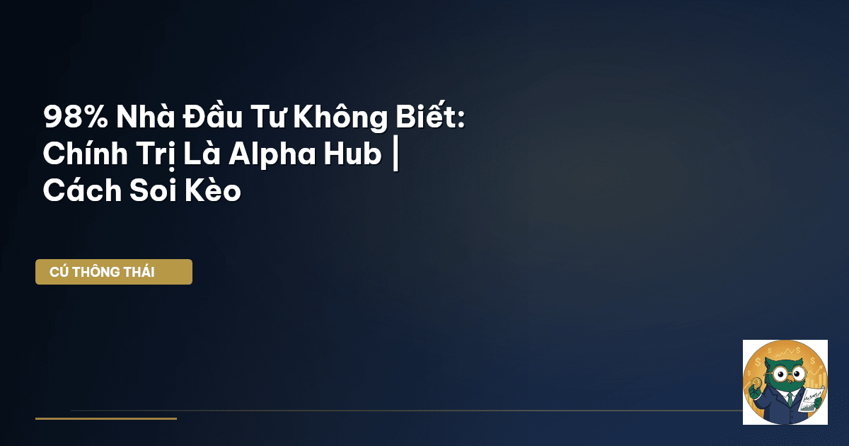 98% Nhà Đầu Tư Không Biết: Chính Trị Là Alpha Hub | Cách Soi Kèo