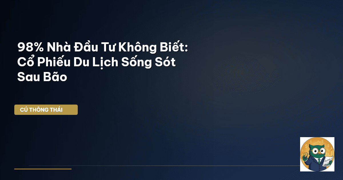 98% Nhà Đầu Tư Không Biết: Cổ Phiếu Du Lịch ‘Sống Sót’ Sau Bão