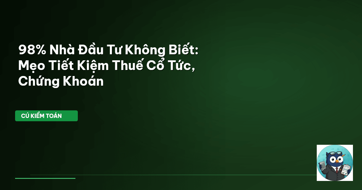 thuế cổ tức
