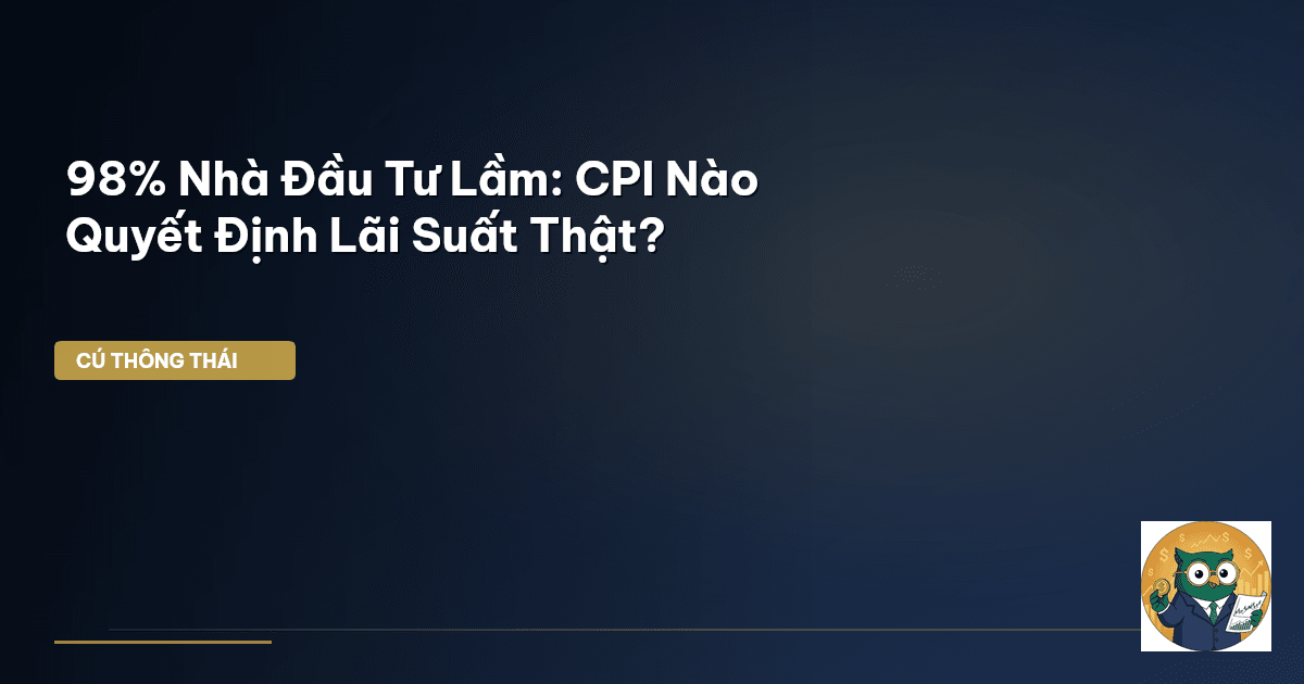 98% Nhà Đầu Tư Lầm: CPI Nào Quyết Định Lãi Suất Thật?