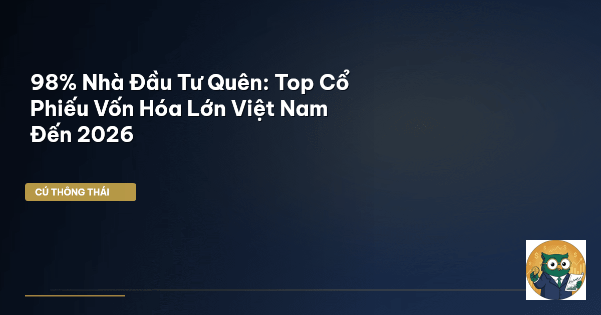98% Nhà Đầu Tư Quên: Top Cổ Phiếu Vốn Hóa Lớn Việt Nam Đến 2026
