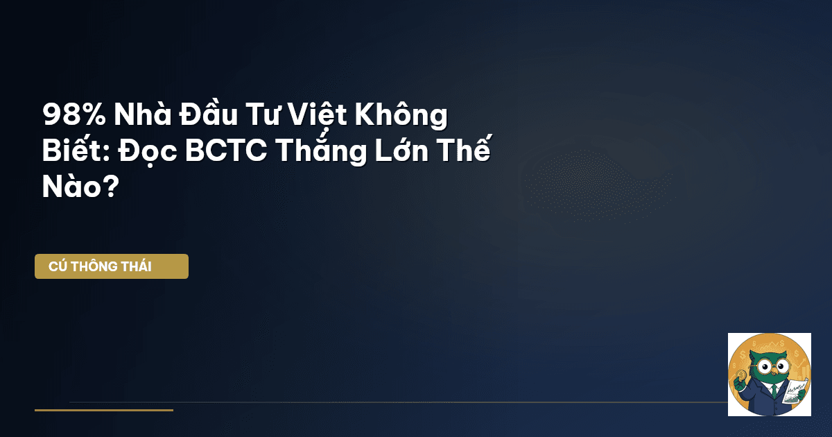 98% Nhà Đầu Tư Việt Không Biết: Đọc BCTC Thắng Lớn Thế Nào?