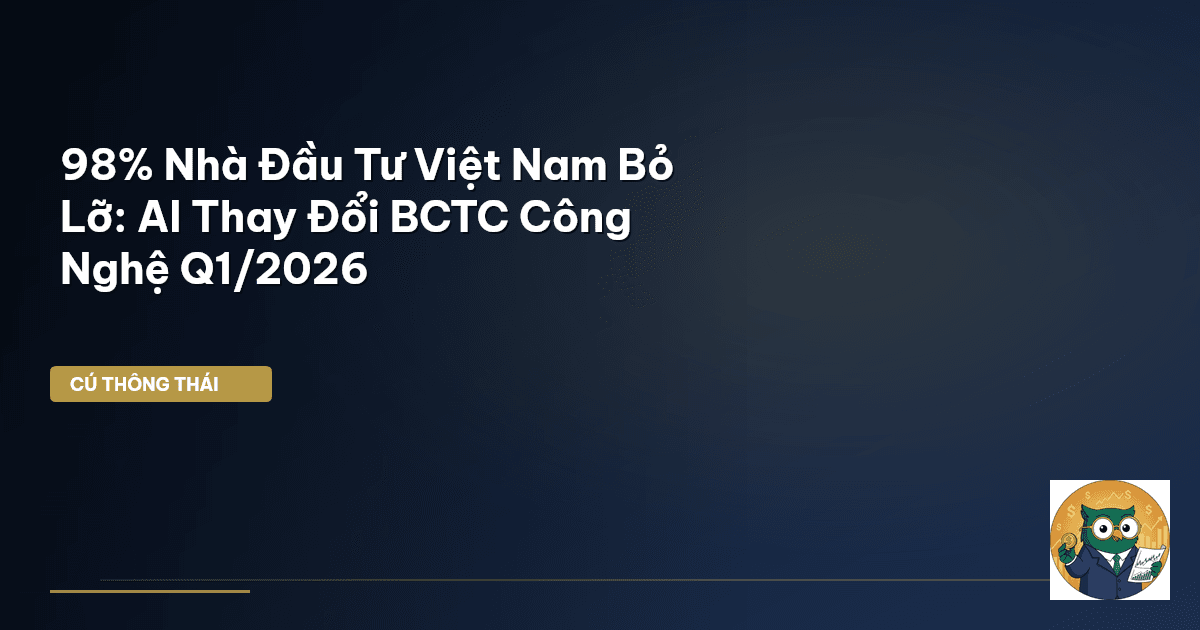 98% Nhà Đầu Tư Việt Nam Bỏ Lỡ: AI Thay Đổi BCTC Công Nghệ Q1/2026
