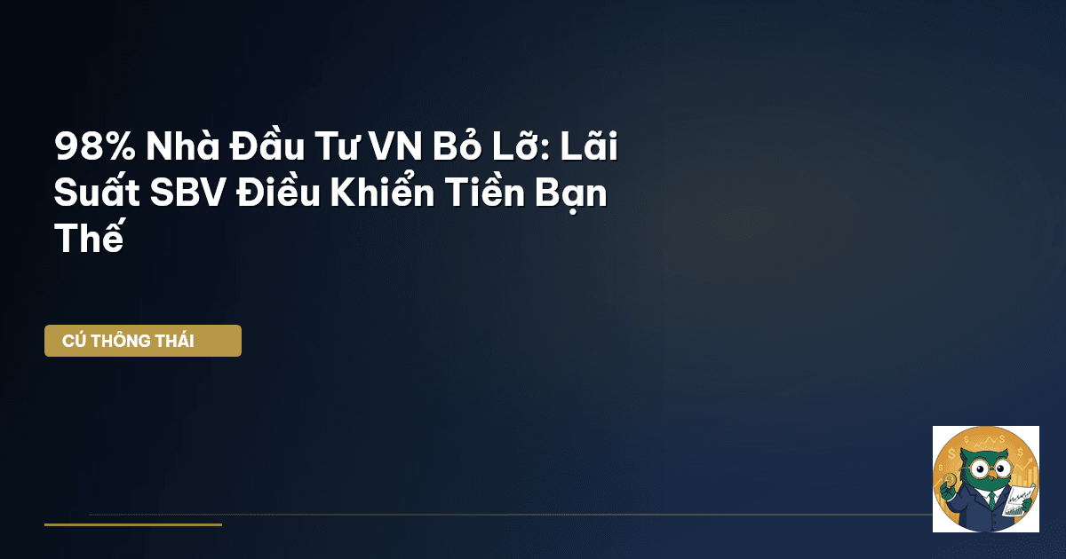 98% Nhà Đầu Tư VN Bỏ Lỡ: Lãi Suất SBV Điều Khiển Tiền Bạn Thế