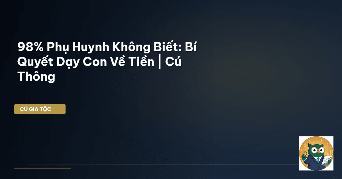 tư duy tài chính