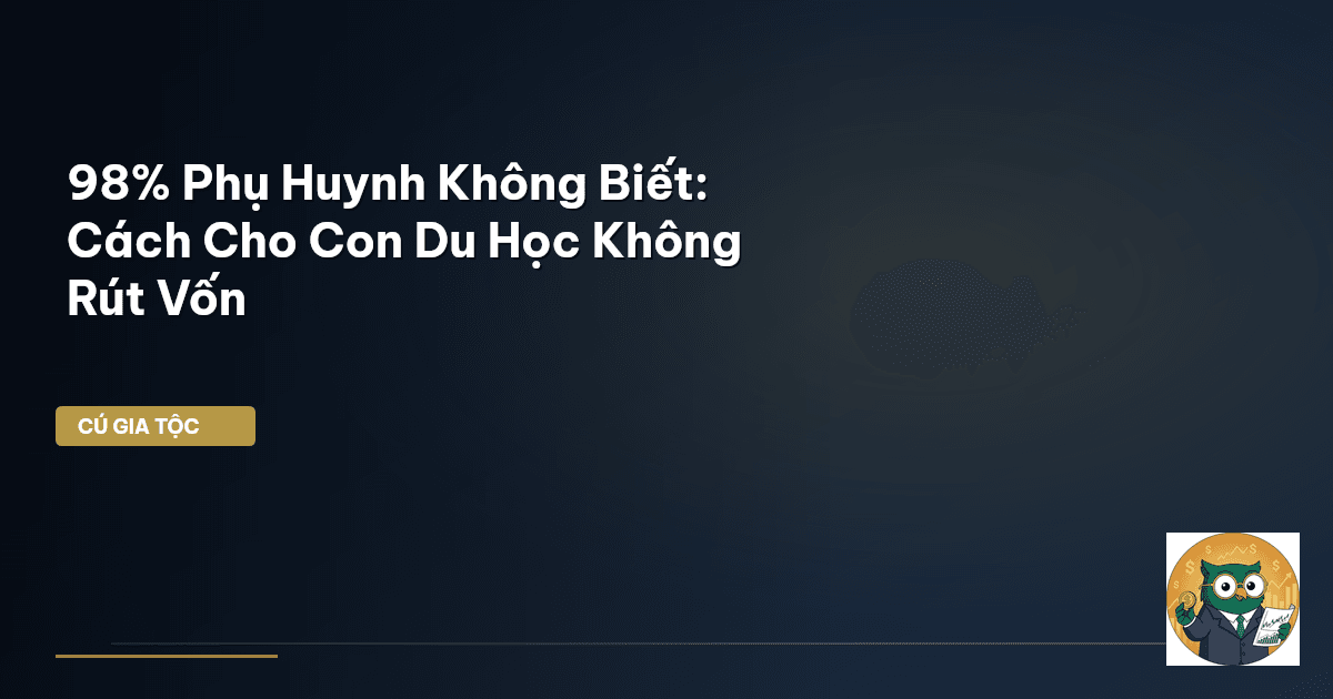 du học không rút vốn