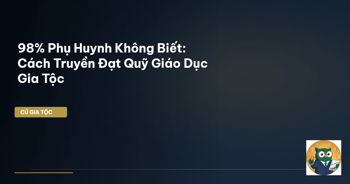 quỹ giáo dục gia tộc