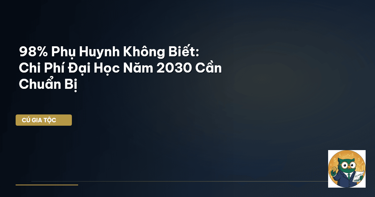 chi phí đại học 2030