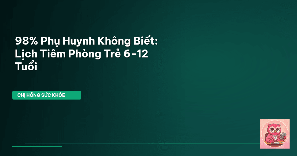 tiêm phòng trẻ em