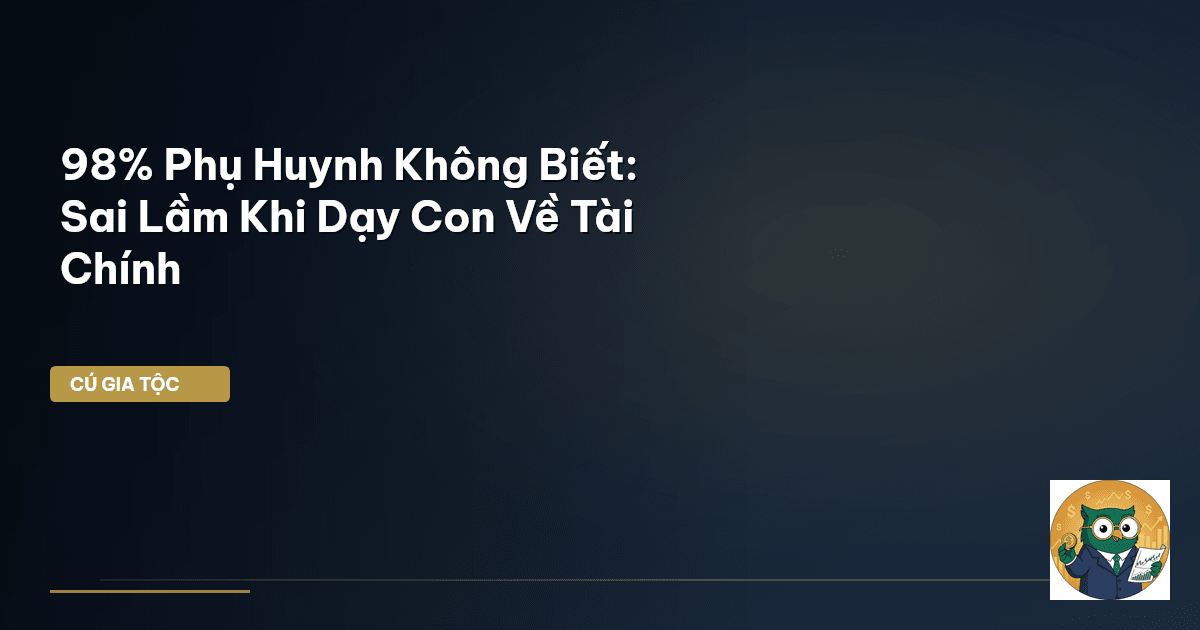 giáo dục tài chính cho trẻ