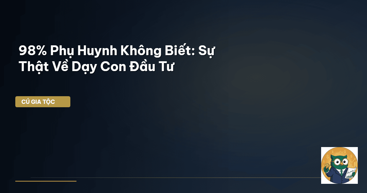dạy con về tiền