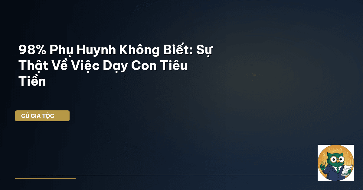 dạy con về tiền