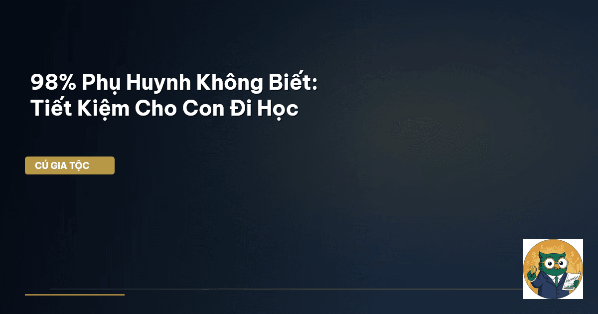 tiết kiệm cho con