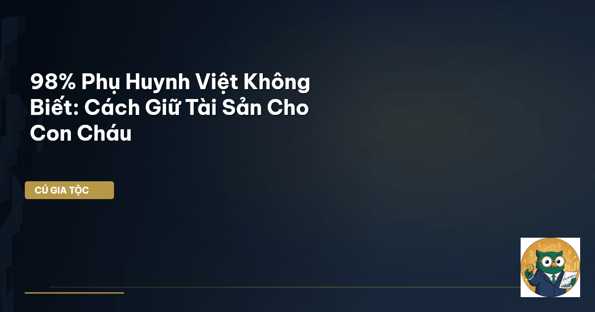 giáo dục tài chính cho trẻ em