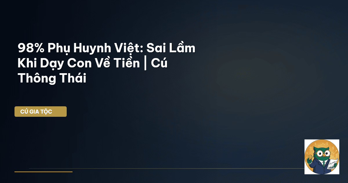dạy con về tiền