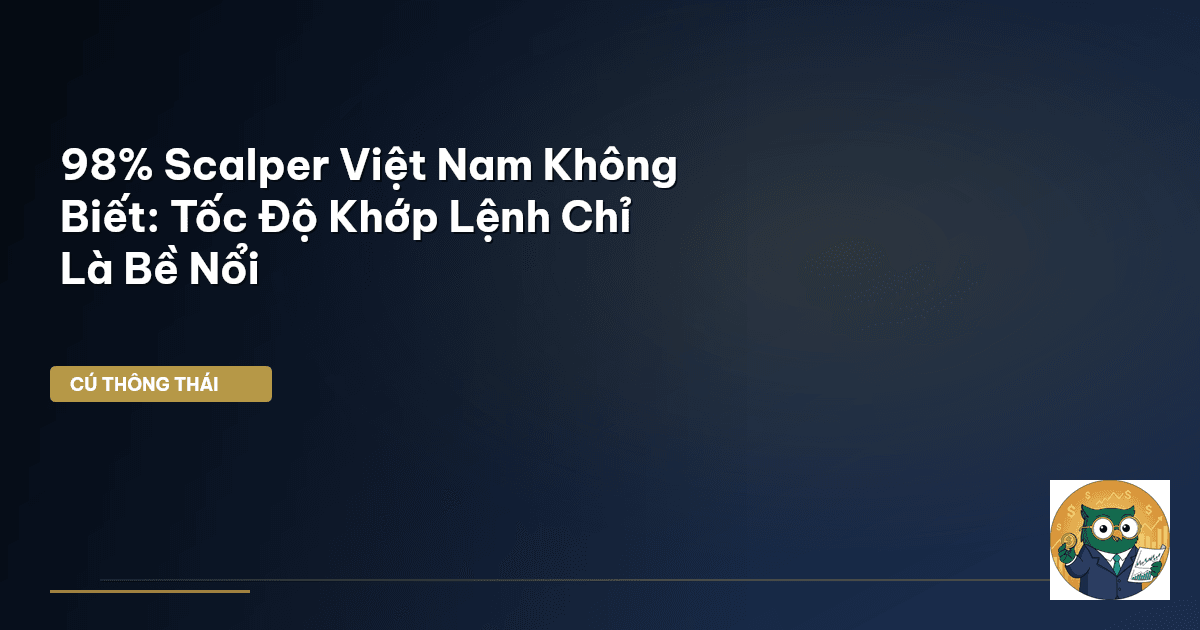 98% Scalper Việt Nam Không Biết: Tốc Độ Khớp Lệnh Chỉ Là Bề Nổi