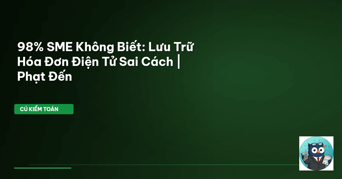 lưu trữ hóa đơn điện tử