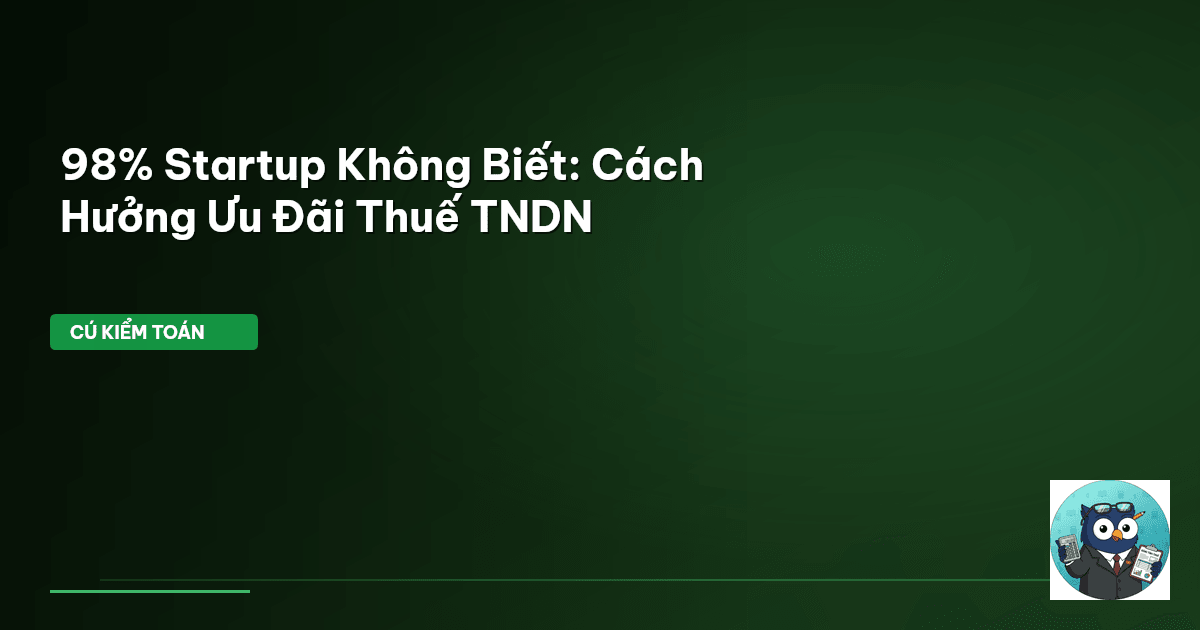 ưu đãi thuế TNDN
