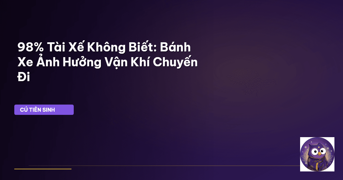 phong thủy bánh xe