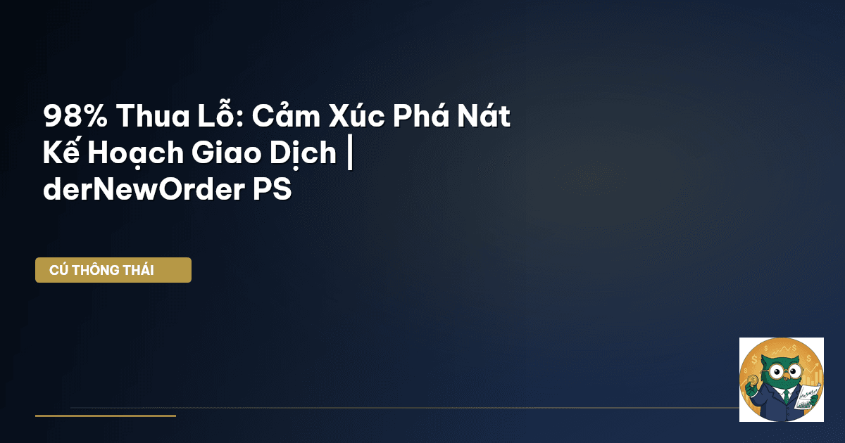 98% Thua Lỗ: Cảm Xúc Phá Nát Kế Hoạch Giao Dịch | derNewOrder PS